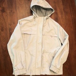 Old Navy Light Gray Rain Jacket